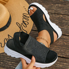 Happy™ ComfortSandals - Ademend Open Teen Comfort Platform Sandalen
