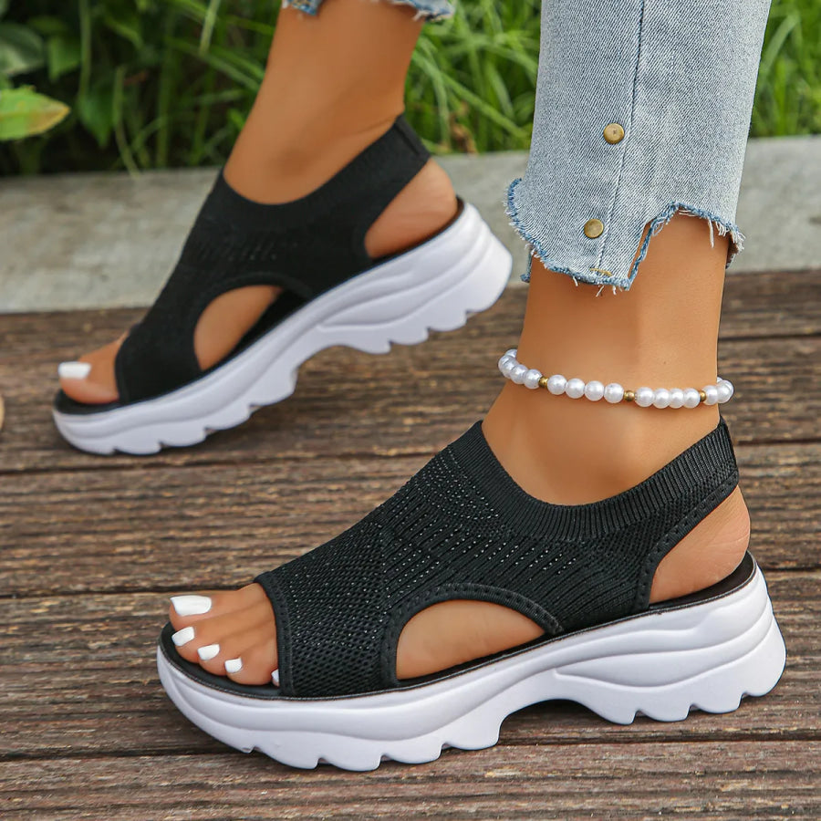 Happy™ ComfortSandals - Ademend Open Teen Comfort Platform Sandalen