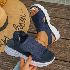 Happy™ ComfortSandals - Ademend Open Teen Comfort Platform Sandalen
