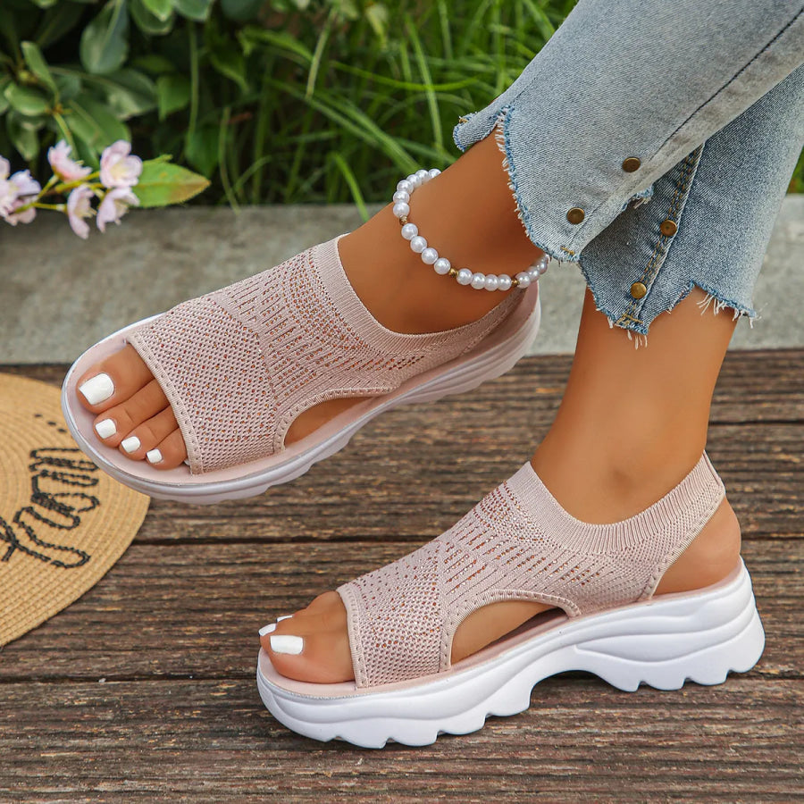 Happy™ ComfortSandals - Ademend Open Teen Comfort Platform Sandalen