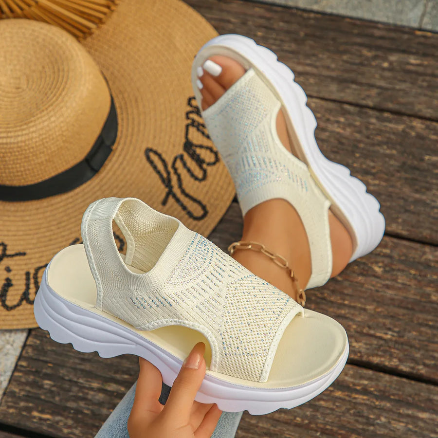Happy™ ComfortSandals - Ademend Open Teen Comfort Platform Sandalen