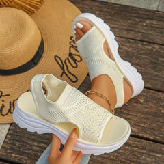 Happy™ ComfortSandals - Ademend Open Teen Comfort Platform Sandalen