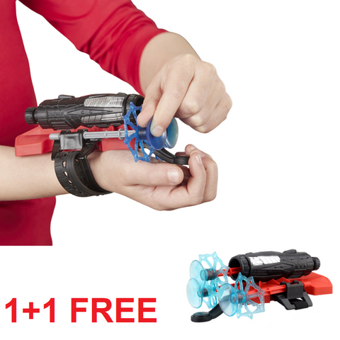 Kletshuts™ WebShooter 1+1 GRATIS: Draagbaar Web Launcher Speelgoed Zuigpijltjes Schieter