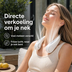NekFan™ - Draagbare Oplaadbare Nekventilator voor Directe Verkoeling!