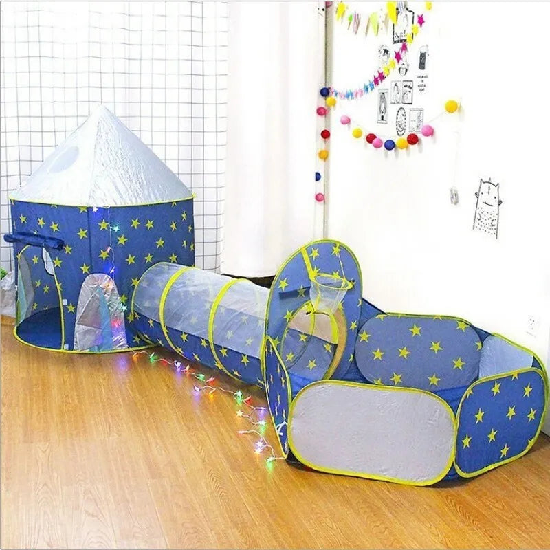 Kletshuts™ PlayhouseTent: Ruimte Thema Kindertunnel Speeltent