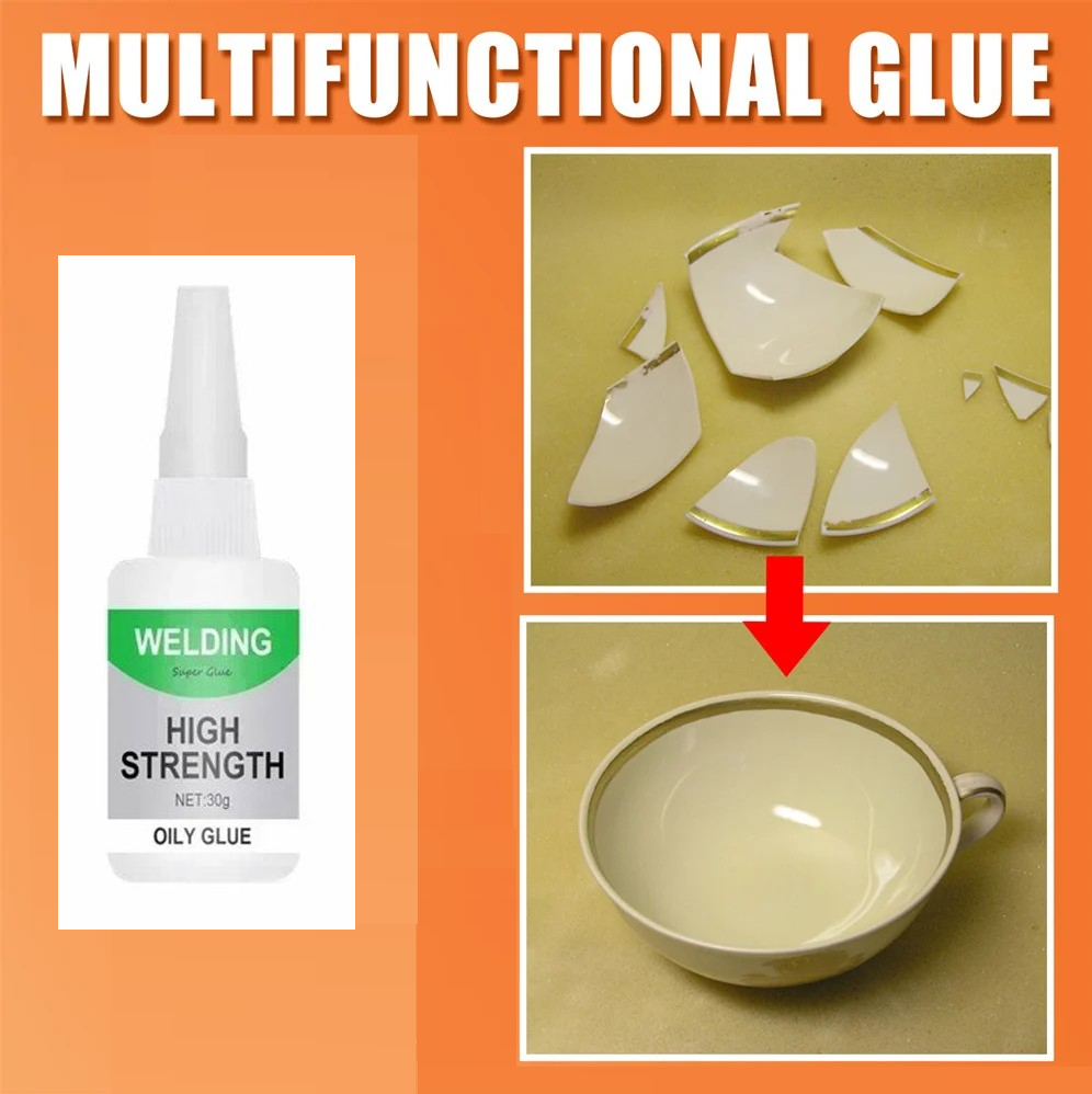 SuperGlue 1+1 GRATIS: Directe Reparatie Multifunctionele Hoge Sterkte Super Lijm