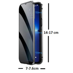 PrivacyCase - Anti-Peep Magnetisch Privacy iPhone Hoesje