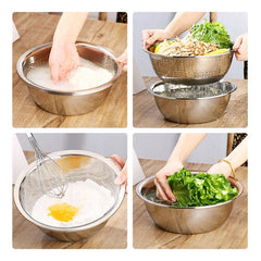Globetrek° MultifunctionalStrainer: 3-In-1 Multifunctionele Keuken Gadget Snijder En Zeef