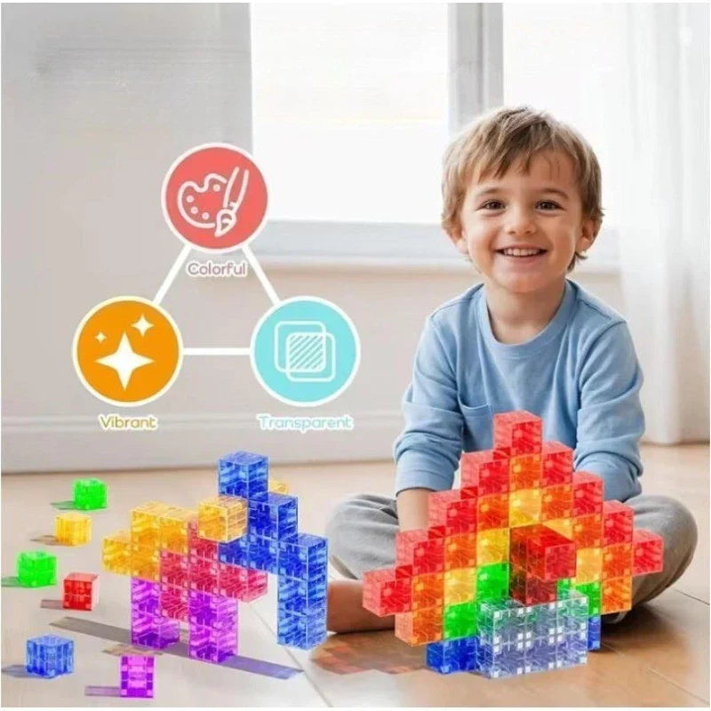 Kletshuts™ MagnetBlock - Sterke Magnetische Bouwblok Set Voor Kinderen