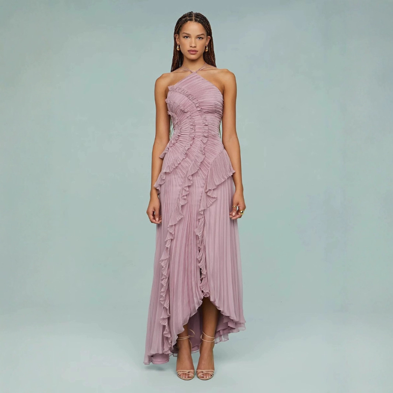 Icone™ RuffleDress - Elegante Straling Luxe Ruffle Jurk