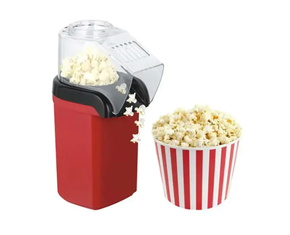 Globetrek° PopcornMaker: Draagbaar Gebruiksvriendelijk Lucht Popcorn Maker