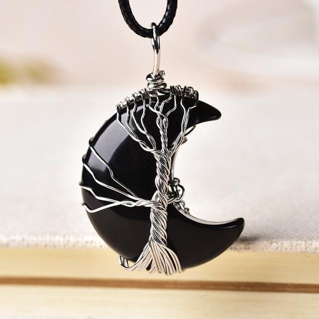 Jewelance™ RootedNecklace 1+1 GRATIS - Geworteld Halve Maan Maan Hanger Halsketting