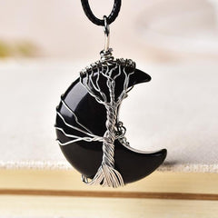 Jewelance™ RootedNecklace 1+1 GRATIS - Geworteld Halve Maan Maan Hanger Halsketting