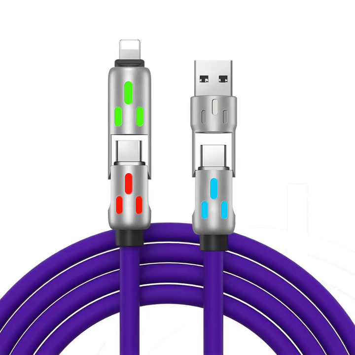 Globetrek° UniversalCable 1+1 GRATIS: Universeel Smart Meerdere Oplaadkabel