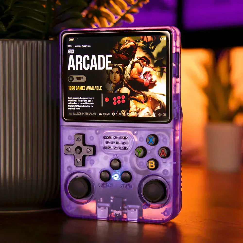 Kletshuts™ GameConsole: Oplaadbare Klassiek Handbediend Arcade Spel Console