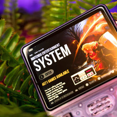 Kletshuts™ GameConsole: Oplaadbare Klassiek Handbediend Arcade Spel Console