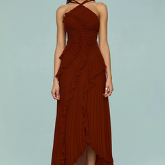 Icone™ RuffleDress - Elegante Straling Luxe Ruffle Jurk