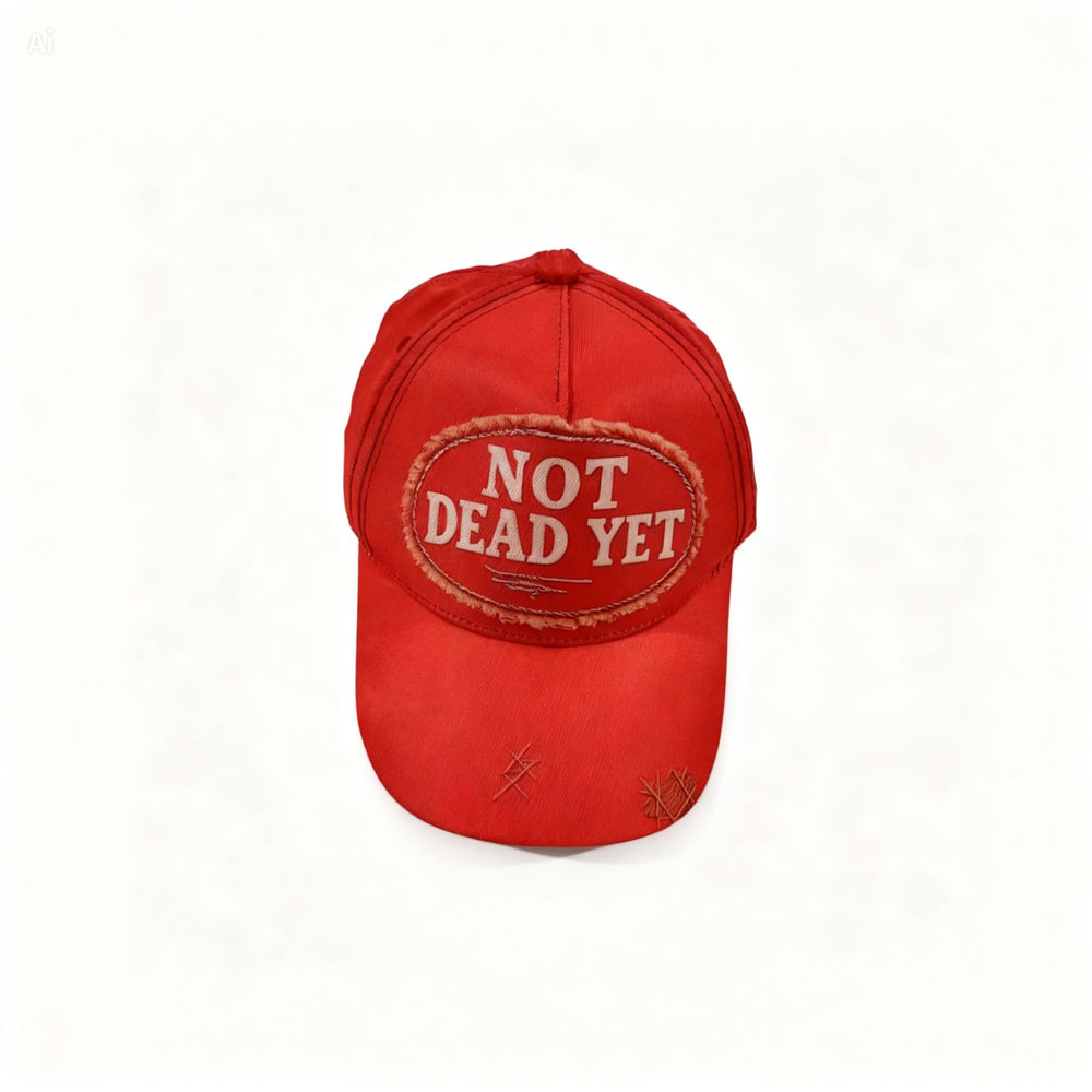Icone™ BaseballCap: Niet Dood Nog Citaat Honkbal Vintage Kap
