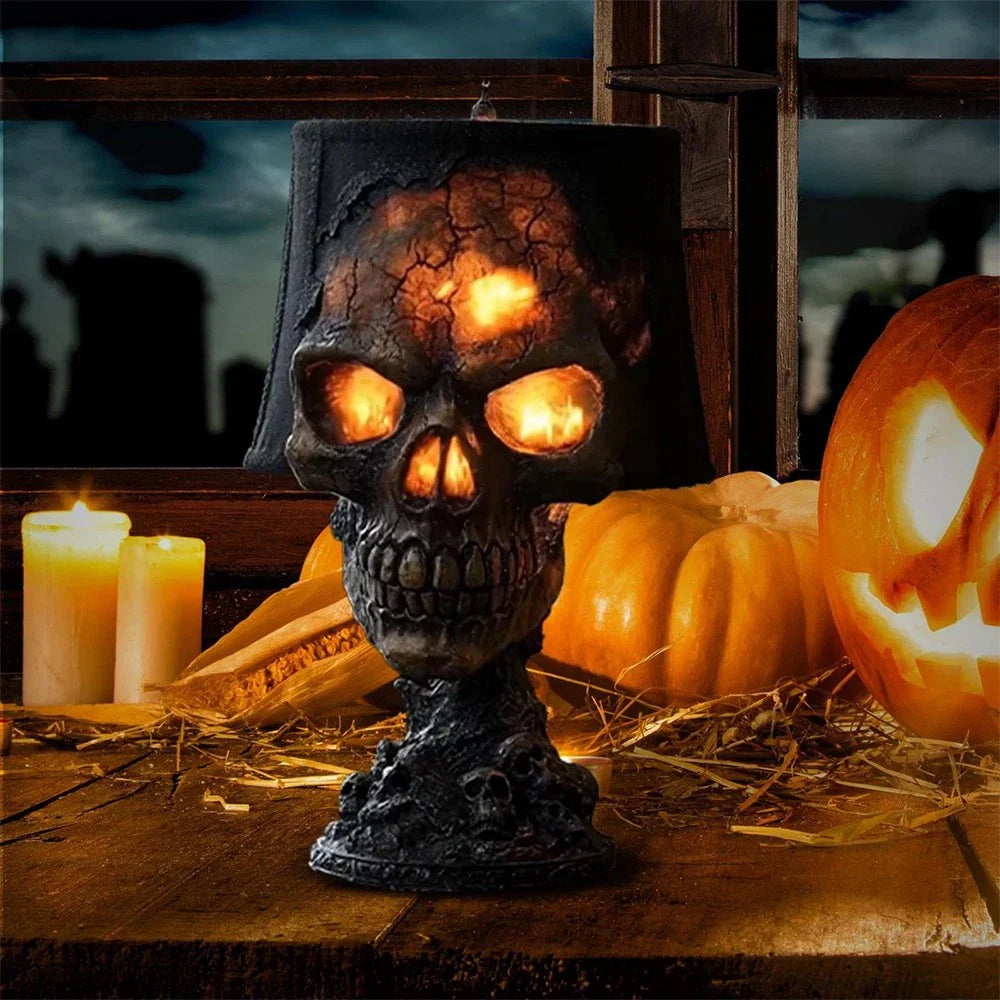 Ledsen™ SkullLamp: Gotische Decoratie 3D Effect Gloed Schedel Lamp