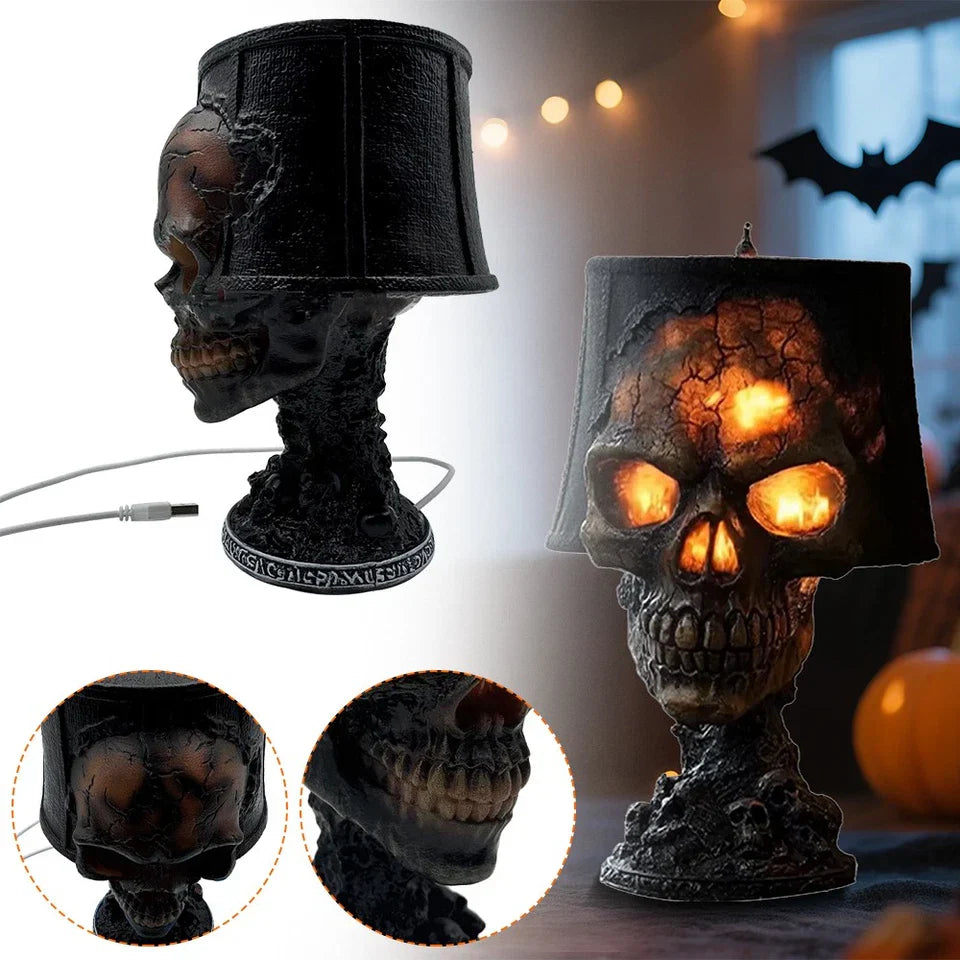 Ledsen™ SkullLamp: Gotische Decoratie 3D Effect Gloed Schedel Lamp