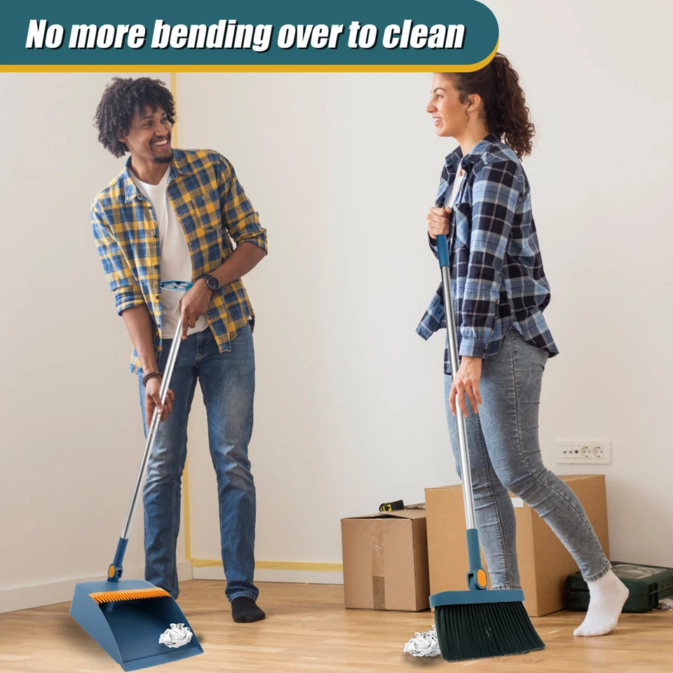 Cleaner Pro° FlexibleBroom: Verstelbare Lange Handgreep Eenvoudige Opslag Flexibele Bezem