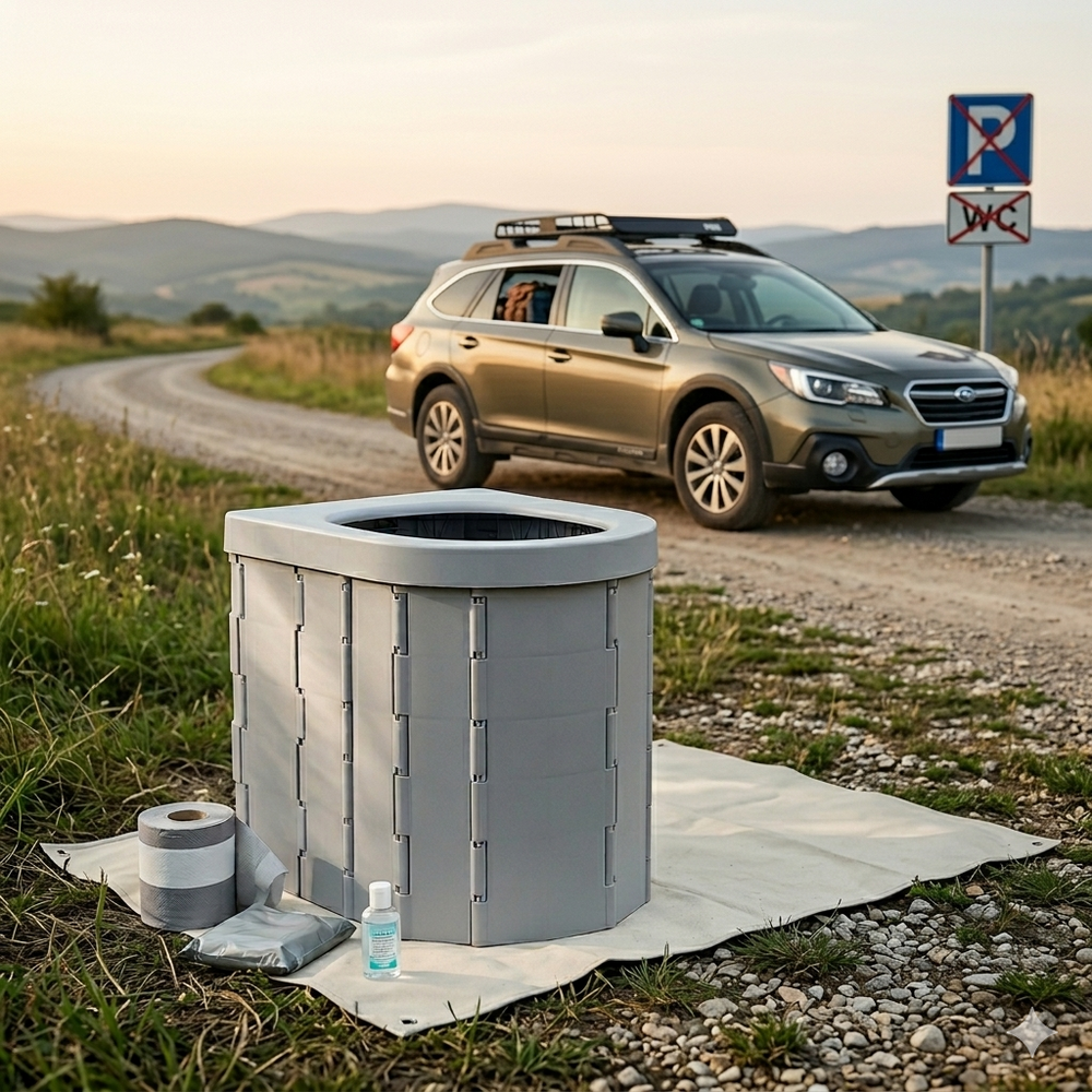Globetrek° PortableToilet - Reizen Draagbaar Vouwbaar Noodtoilet