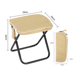 UltiFurni® PortableStool: Gemakkelijk Vouwbare Ultra-Lichte Compacte Draagbaar Kruk