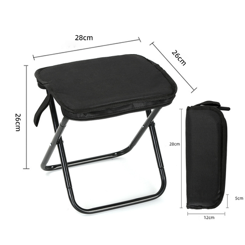 UltiFurni® PortableStool: Gemakkelijk Vouwbare Ultra-Lichte Compacte Draagbaar Kruk