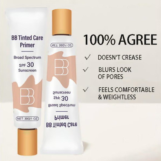 MoisturizerPrimer 1+1 GRATIS - Alles-In-Één BB Getinte Moisturizer Primer En Zonnebrandcrème