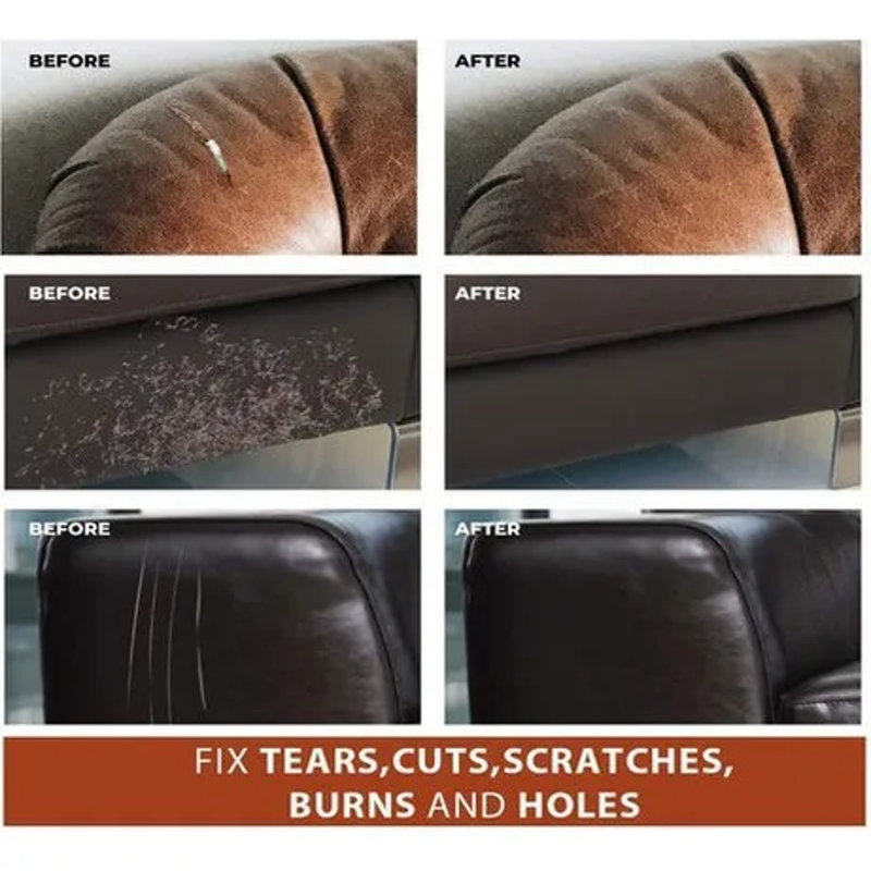 LeatherRepair 1+1 GRATIS: Multi-Oppervlak Herstel En Bescherm Leer Reparatie Kit