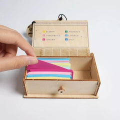 BibleBox: Houten Inspirerende Bijbelvers Gebedskaartdoos