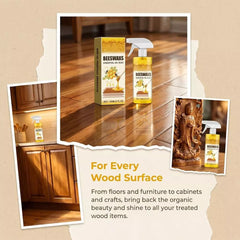 WoodWax: Snelle Spray Natuurlijke Bijenwas Bescherming Houtwas