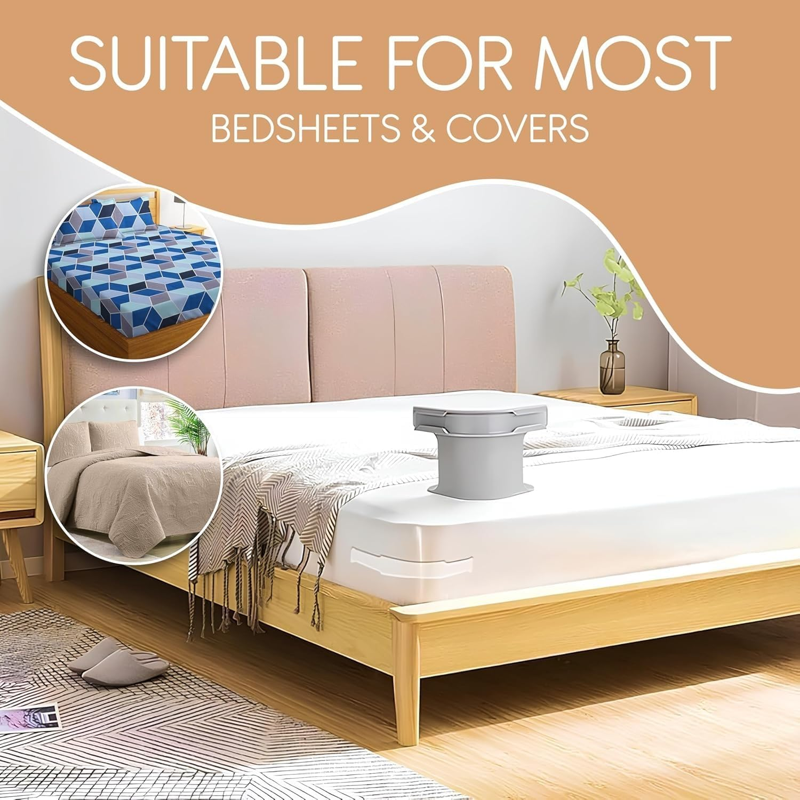 Globetrek° BedsheetHolder 1+1 GRATIS: Universele Eenvoudige Sterke Grip Bedlakenshouder