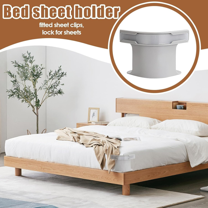 Globetrek° BedsheetHolder 1+1 GRATIS: Universele Eenvoudige Sterke Grip Bedlakenshouder
