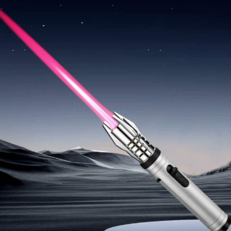 LightsaberFlame: Draagbaar Lichtzwaard Windbestendig Vlam Blaas Zaklamp Aansteker
