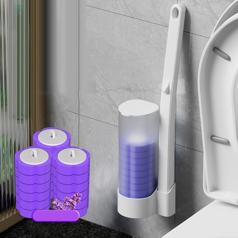 Cleaner Pro° ToiletCleaner: Wegwerp Toiletborstel Kop Reiniger Set