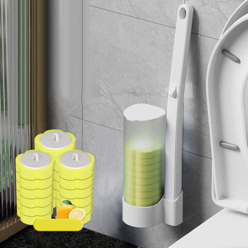 Cleaner Pro° ToiletCleaner: Wegwerp Toiletborstel Kop Reiniger Set