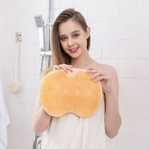 ScrubMat 1+1 GRATIS: Antislip Douche-Schrobmat Exfoliërende Borstel Voor Het Hele Lichaam