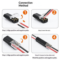 SolderlessConnector 10+10 GRATIS - Snel Zeker Verbinding Soldeerloos Draad Splice Connector