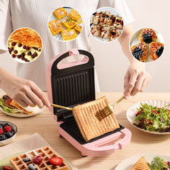 Globetrek° SandwichMaker: Mini Elektrische Ontbijtbroodrooster En Tostiapparaat