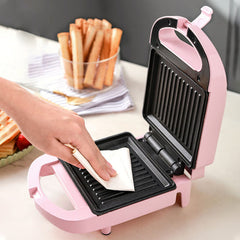 Globetrek° SandwichMaker: Mini Elektrische Ontbijtbroodrooster En Tostiapparaat