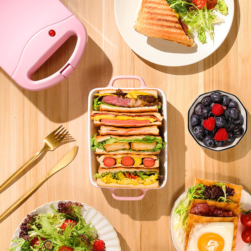 Globetrek° SandwichMaker: Mini Elektrische Ontbijtbroodrooster En Tostiapparaat