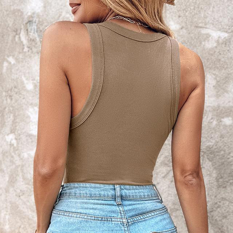 Icone™ StretchTank: Comfortabele Fit Rekbare Tanktop Met Ingebouwde Beha