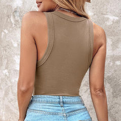 Icone™ StretchTank: Comfortabele Fit Rekbare Tanktop Met Ingebouwde Beha