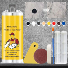 TileRepair - Snelle En Gemakkelijke Multifunctionele Kit Het Repareren Van Tegels En Steen