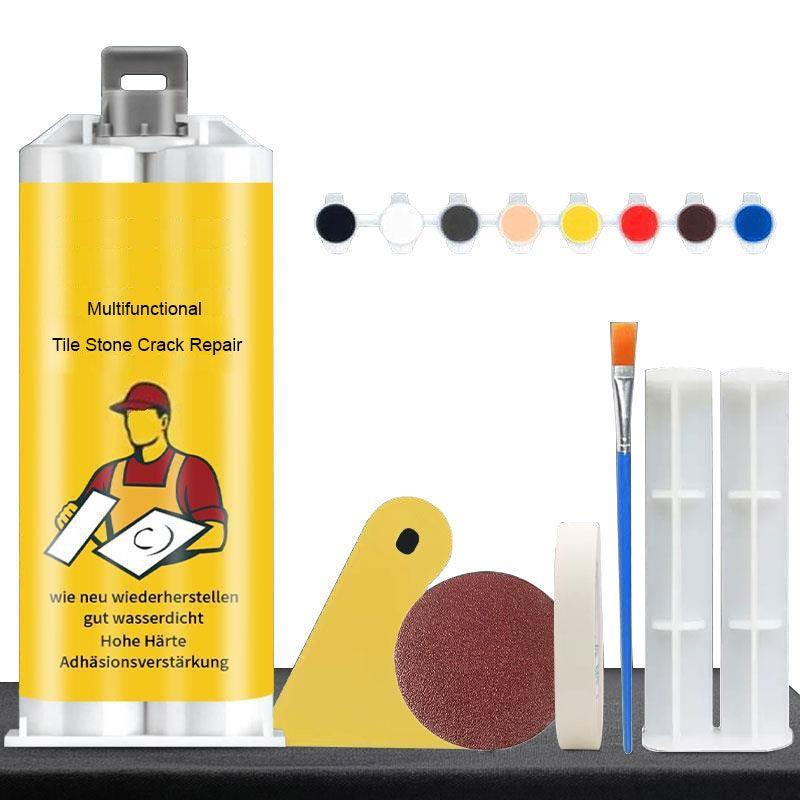 TileRepair - Snelle En Gemakkelijke Multifunctionele Kit Het Repareren Van Tegels En Steen