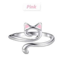 Jewelance™ LoopRing 1+1 GRATIS - Verstelbare Kat Ontwerp Brei Loop Ring