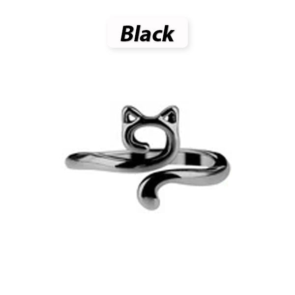 Jewelance™ LoopRing 1+1 GRATIS - Verstelbare Kat Ontwerp Brei Loop Ring