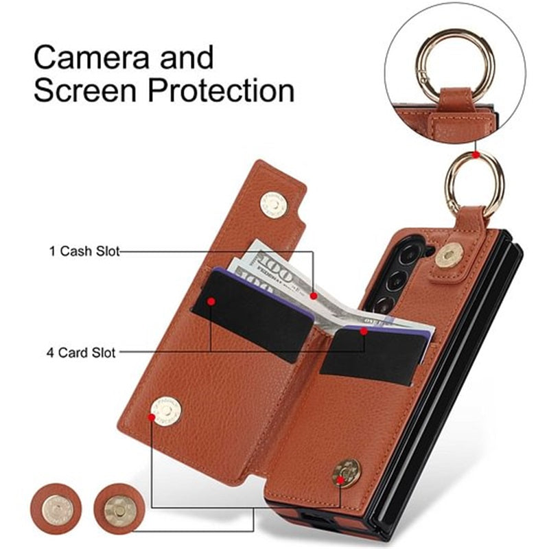 Icone™ FoldingCase: 3-in-1 Opvouwbare Telefoon, Kaart En Portemonnee Hoesje