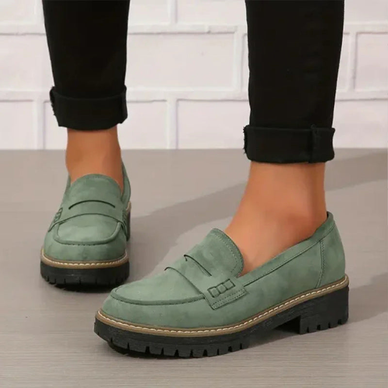 Happy™ WomenShoes: Dikke Zool Loafers Voor Vrouwen